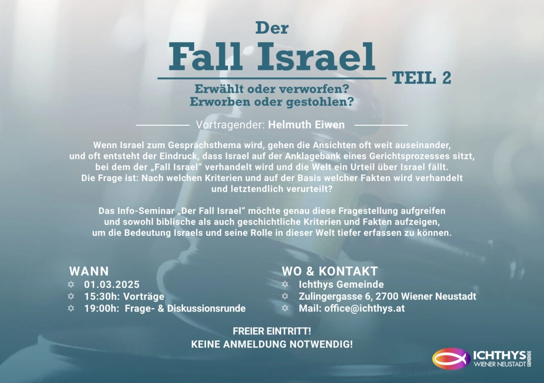 Israel Seminar Teil 2