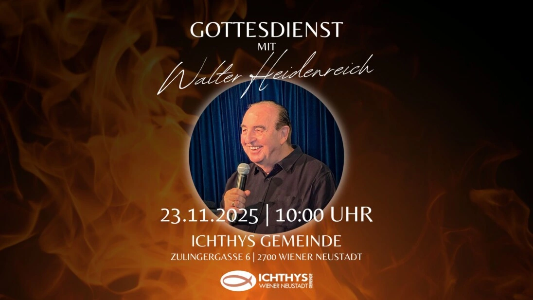 Gottesdienst mit Walter Heidenreich